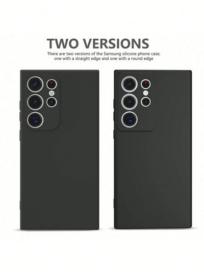 Silicone Phone Case Compatible with Iphone Basic Phone Cases Compatible with Iphone 16 Smooth Touch Plain Phone Case Waterproof Shockproof Anti-Fall Scratch Resistant