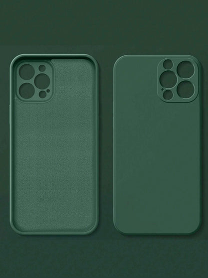 Silicone Phone Case Compatible with Iphone Basic Phone Cases Compatible with Iphone 16 Smooth Touch Plain Phone Case Waterproof Shockproof Anti-Fall Scratch Resistant