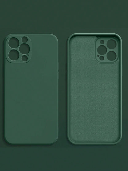 Silicone Phone Case Compatible with Iphone Basic Phone Cases Compatible with Iphone 16 Smooth Touch Plain Phone Case Waterproof Shockproof Anti-Fall Scratch Resistant