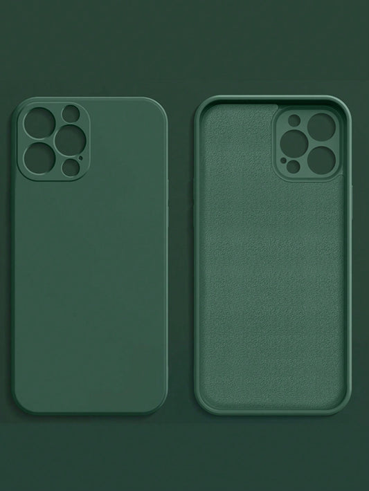 Silicone Phone Case Compatible with Iphone Basic Phone Cases Compatible with Iphone 16 Smooth Touch Plain Phone Case Waterproof Shockproof Anti-Fall Scratch Resistant