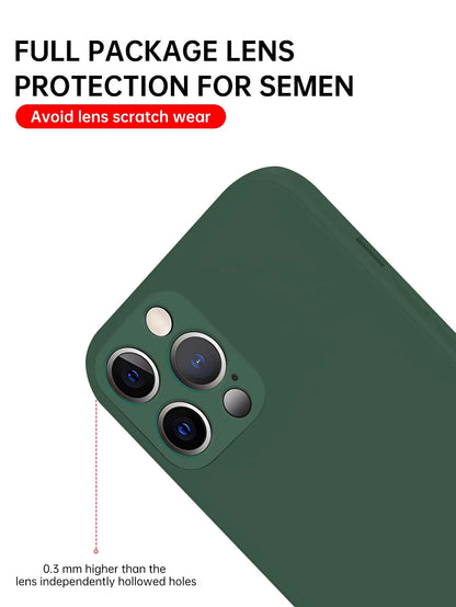 Silicone Phone Case Compatible with Iphone Basic Phone Cases Compatible with Iphone 16 Smooth Touch Plain Phone Case Waterproof Shockproof Anti-Fall Scratch Resistant